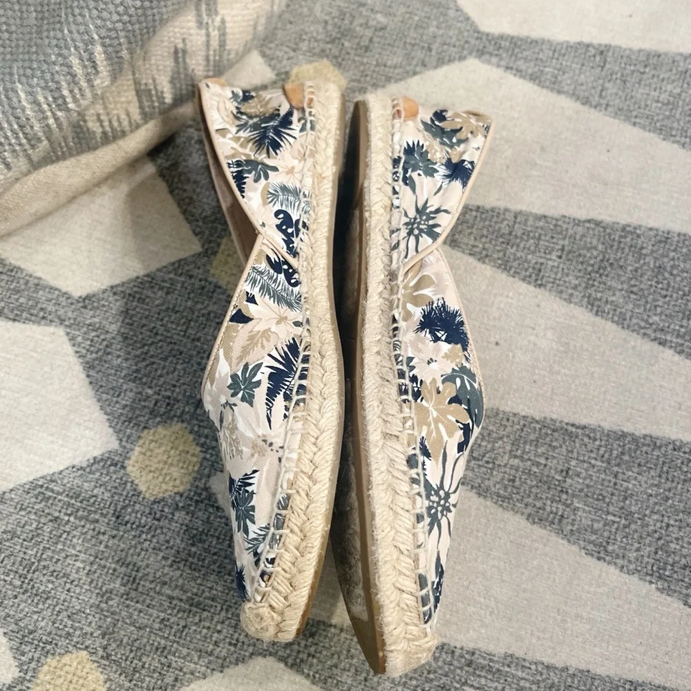 rag & bone Georgie Printed Cotton Espadrille, Botanical